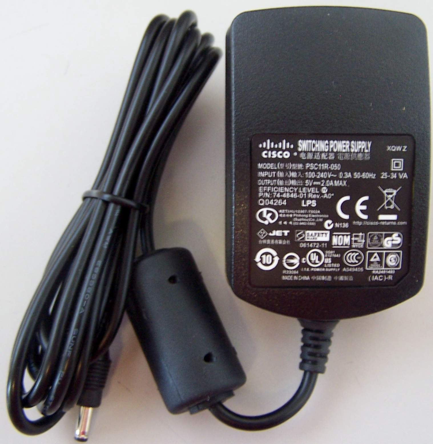 PHIHONG PSC11R-050 5V 300mA AC Wall Adapter for sale online 