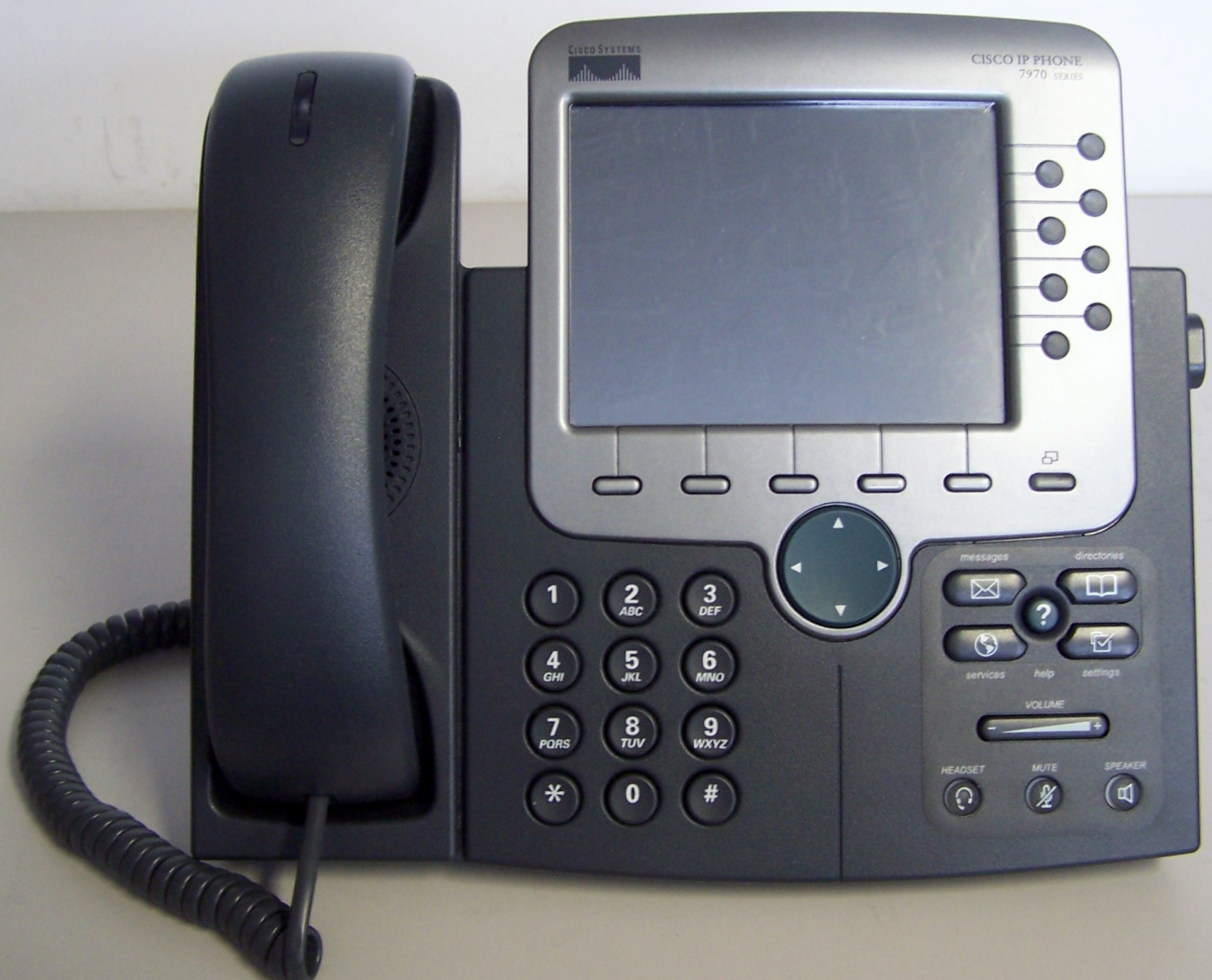 1 YEAR WARRANTY Details about   CISCO 7970G CISCO CP-7970G  Six line Color Display IP Phone 