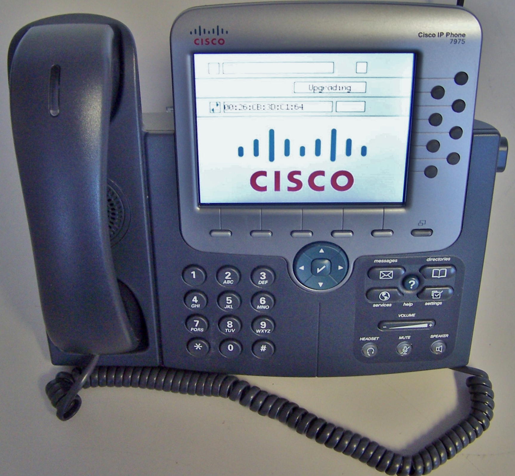 VoIP Telephone Open Box Cisco CP-7975G Unified IP Phone 